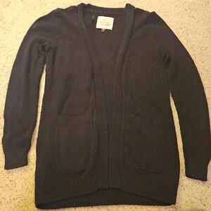 Women's Black Cardigan Sweater